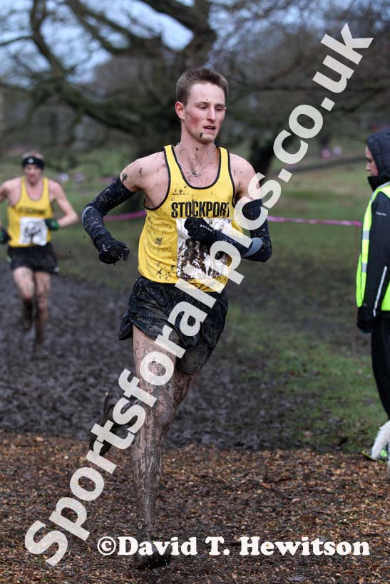 Jack Martin (Stockport) senior mens Northern Cross Country Champs, Knowsley Safari Park. Photo: David T. Hewitson/Sports for All Pics